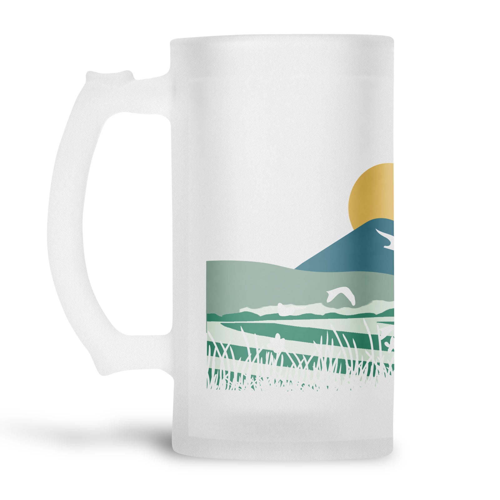 Over the Fields Beer Stein