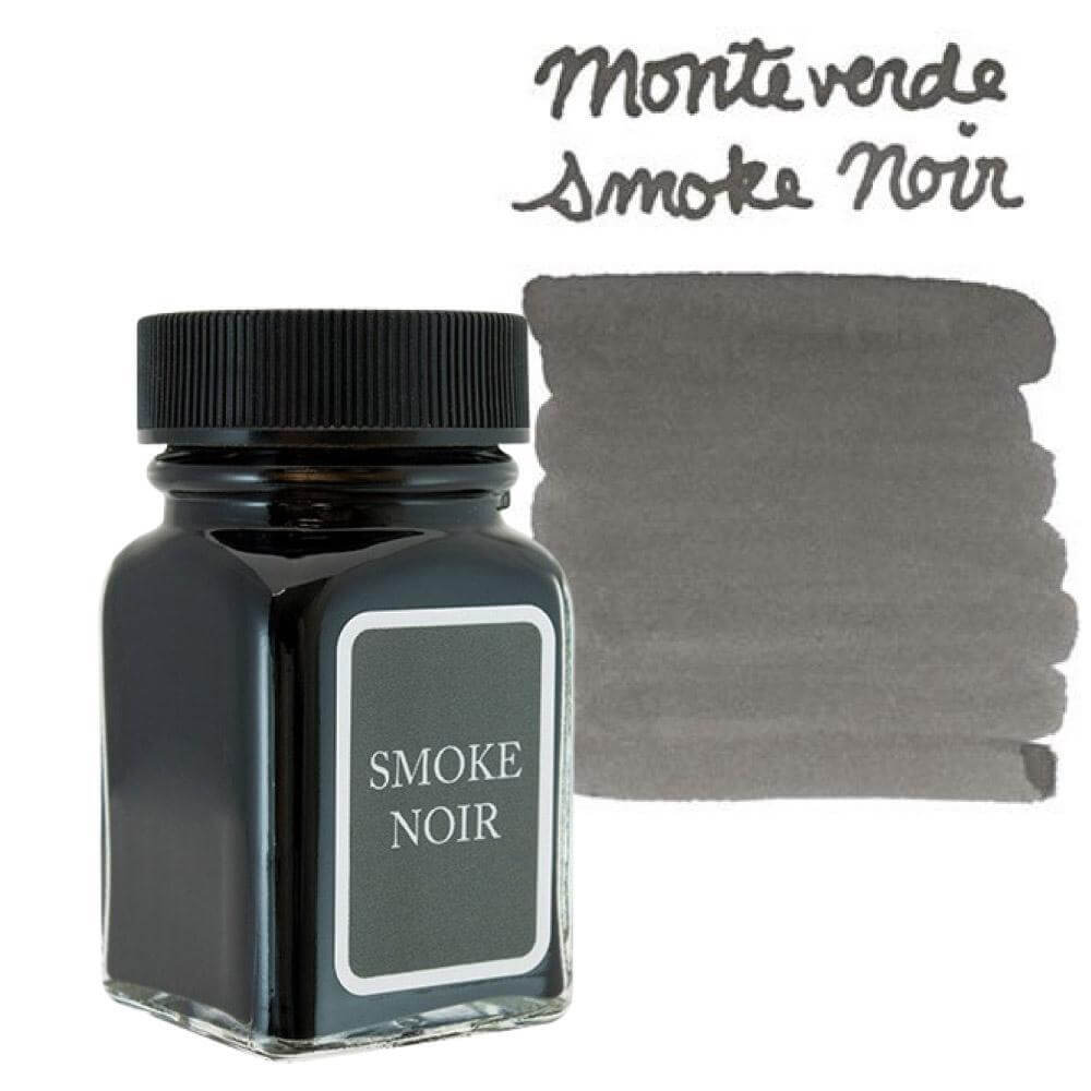 Monteverde Noir 30ml Ink - Smoke Noir Ink Mustard and Gray Ltd Shropshire UK