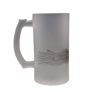 Night Whale Frosted Beer Stein Beer Stein Mustard and Gray Ltd Shropshire UK