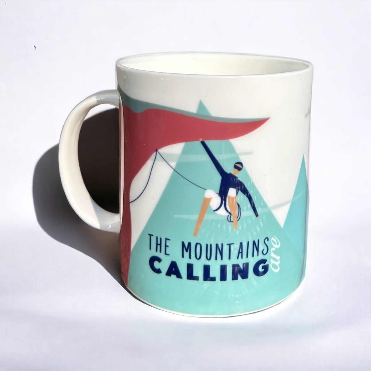 The Mountains are Calling Rock Climbing  Mug
