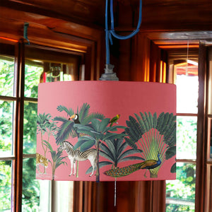 Darwin's Menagerie Pink Lamp Shade