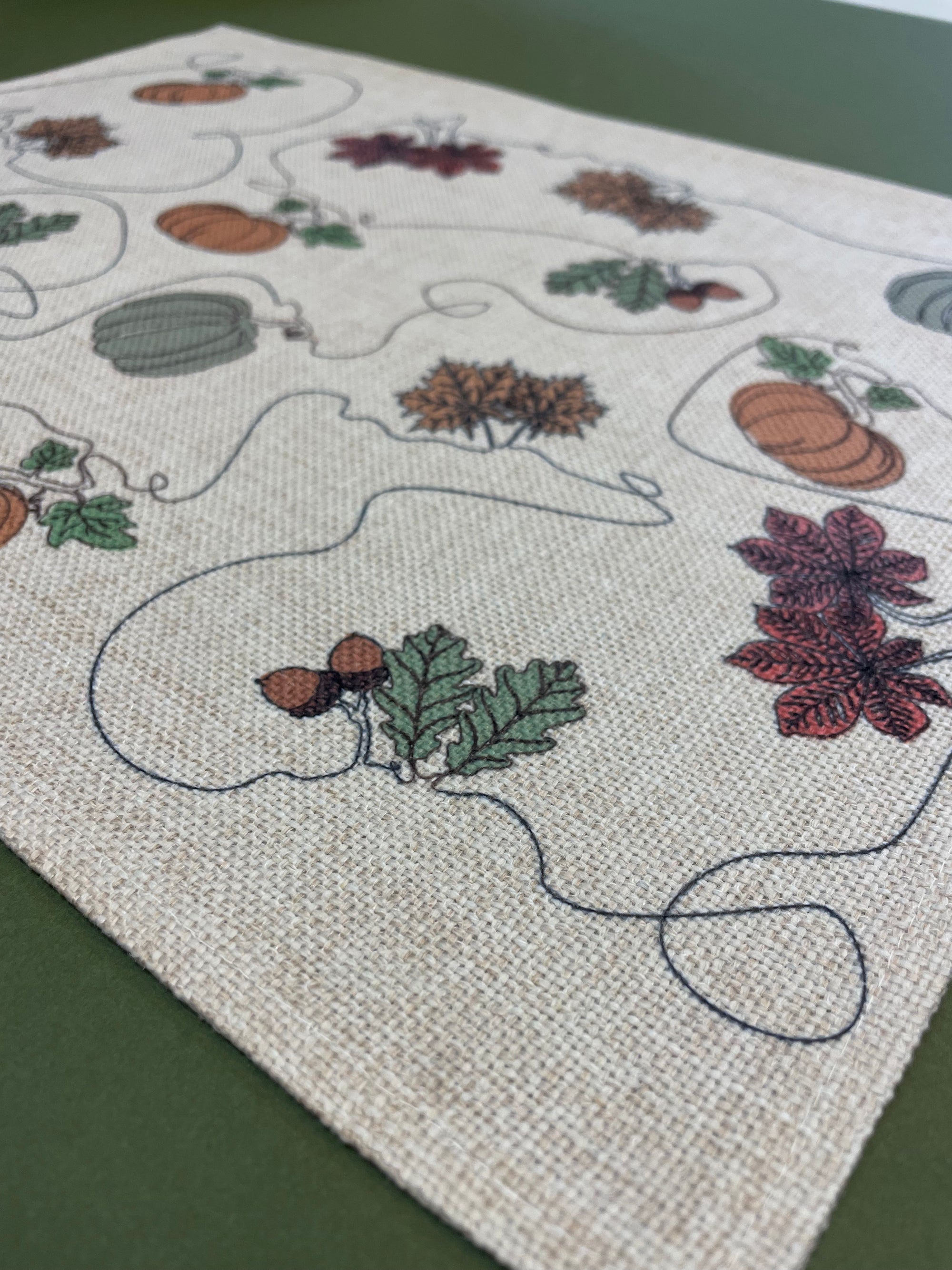 Ink and Hue Autumn Placemats (Set of Four)