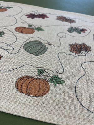 Ink and Hue Autumn Placemats (Set of Four)