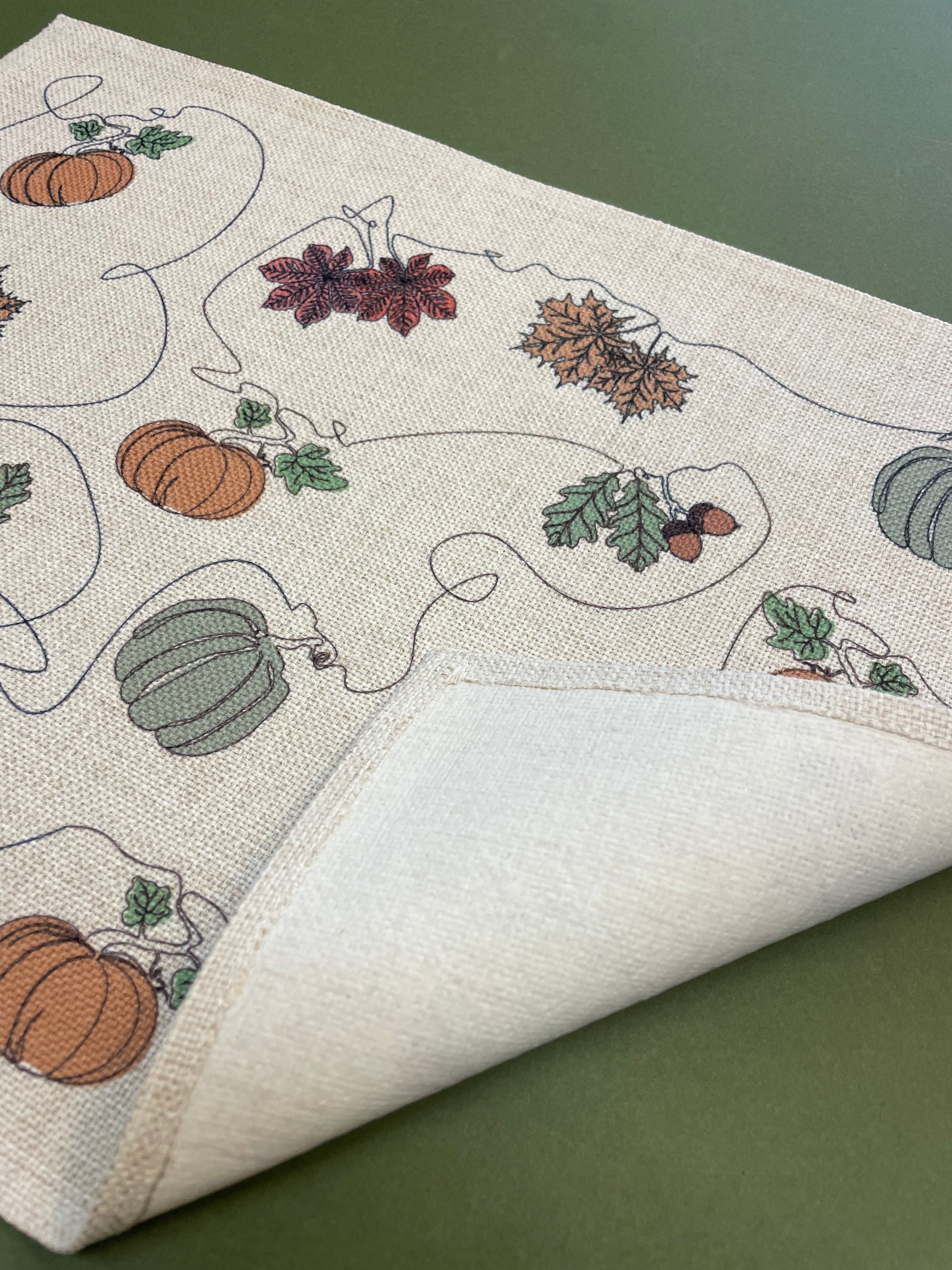 Ink and Hue Autumn Placemats (Set of Four)