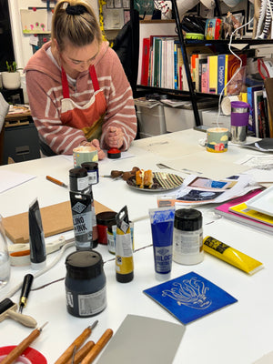 Lino Cut Reduction Course (3-Part Evening Series) Thursday July 2nd