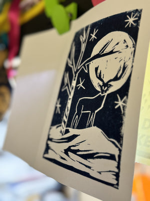 Lino Cut & Print Christmas Cards Wed 12 Nov