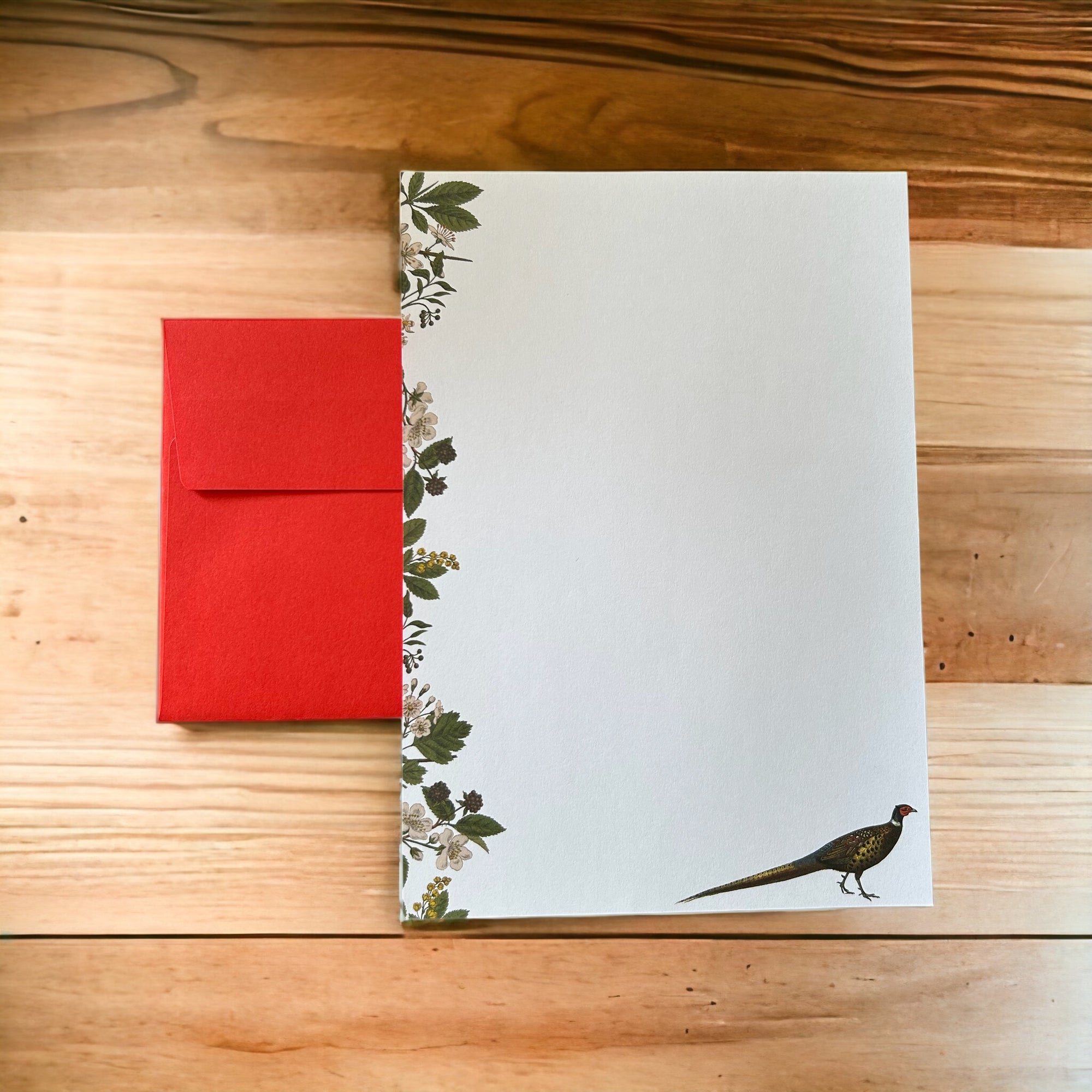 Pheasant Hedgerow Writing Paper Compendium