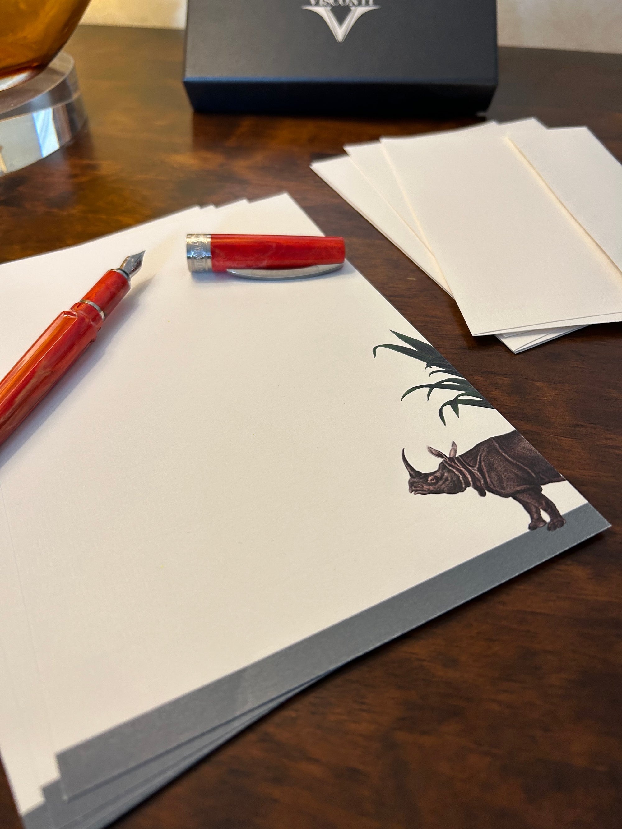 Reluctant Rhino Writing Paper Compendium
