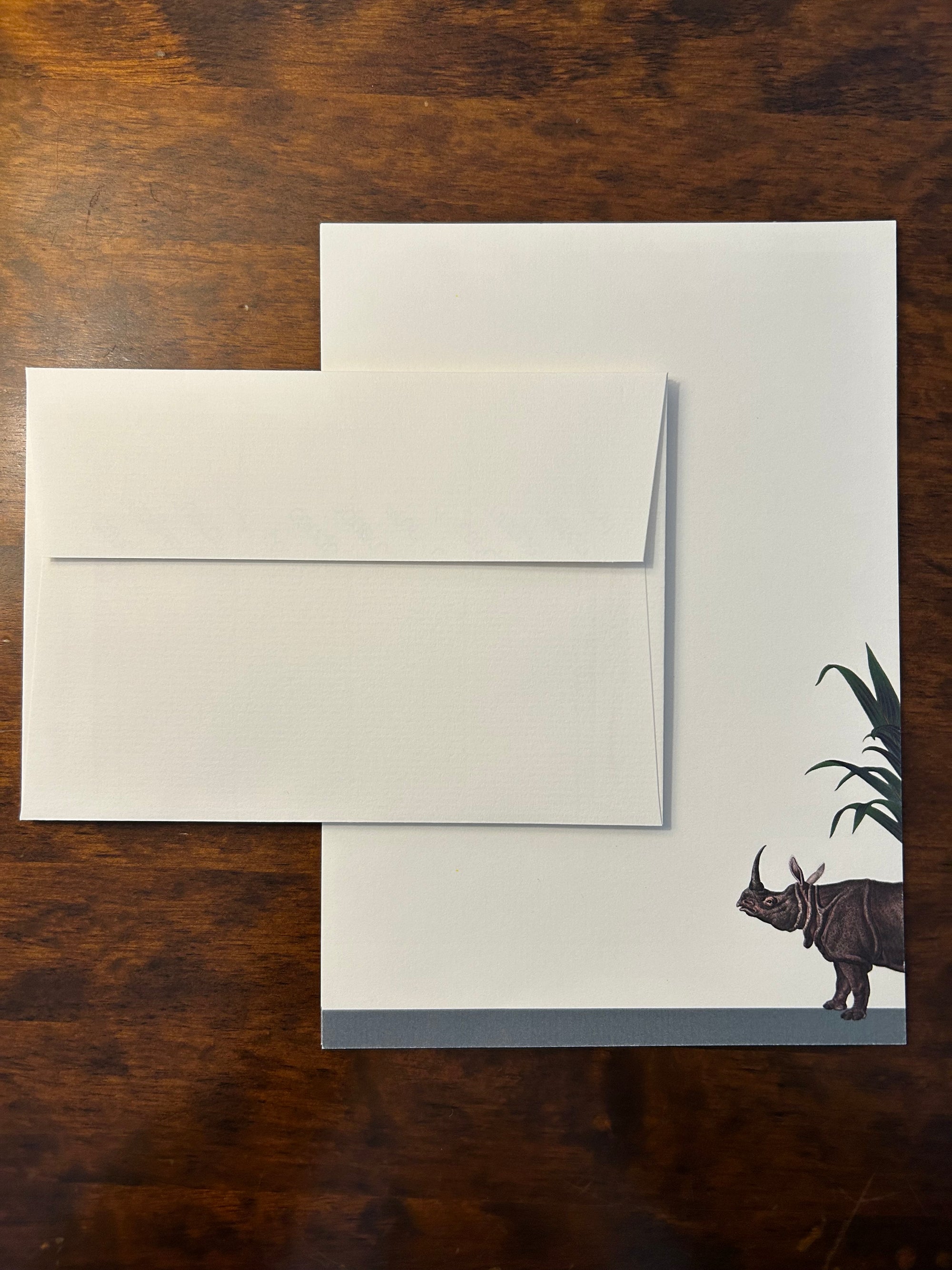 Reluctant Rhino Writing Paper Compendium