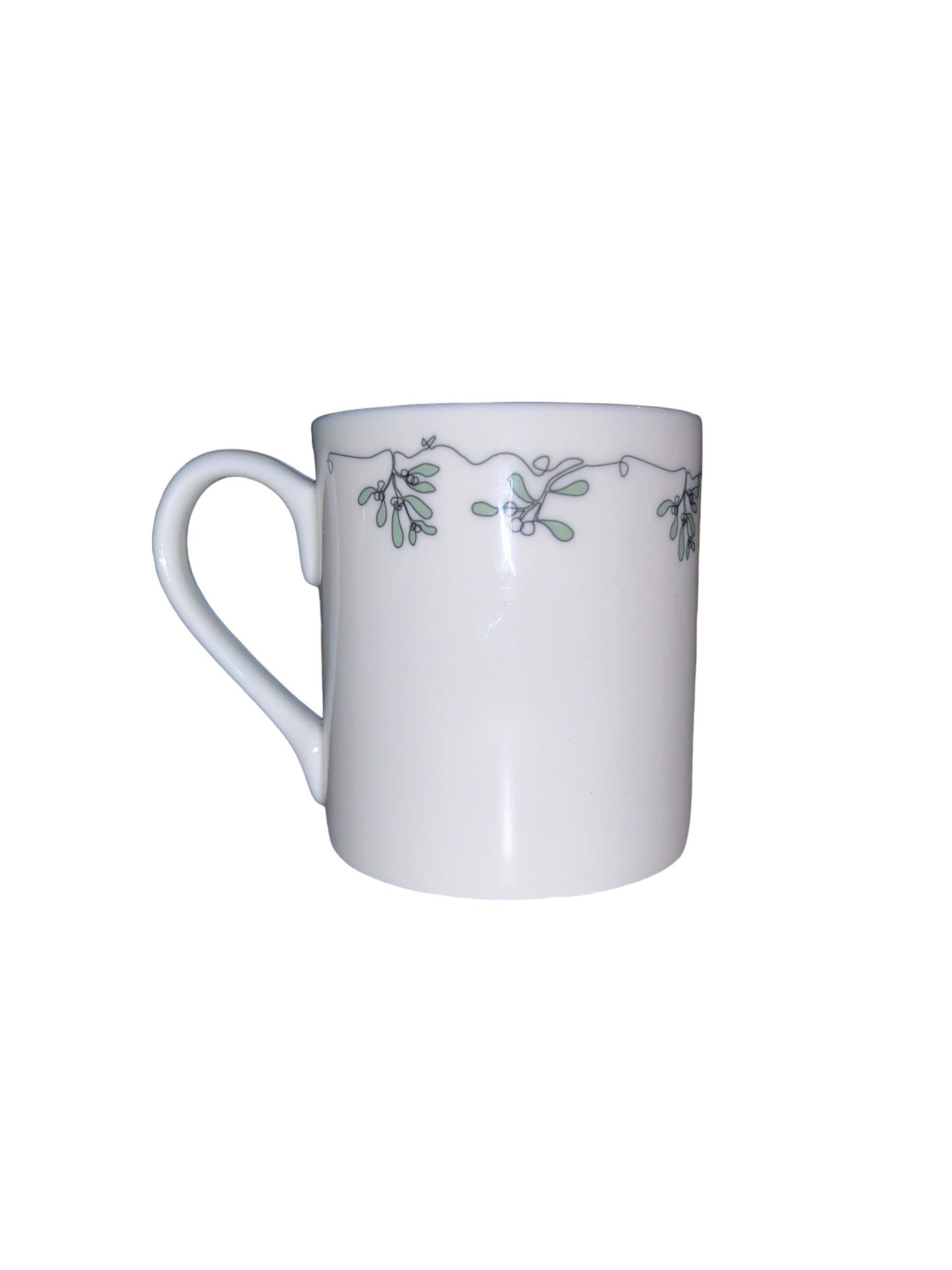 Ink and Hue Mistletoe Small Mug (top design)