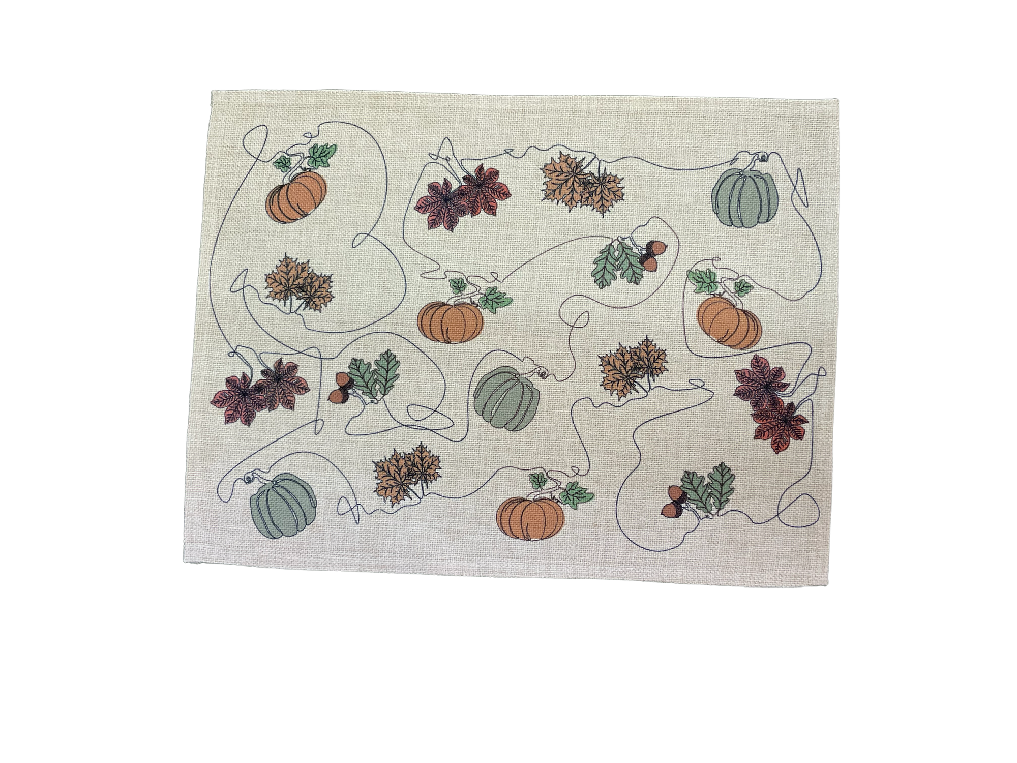 Ink and Hue Autumn Placemats (Set of Four)