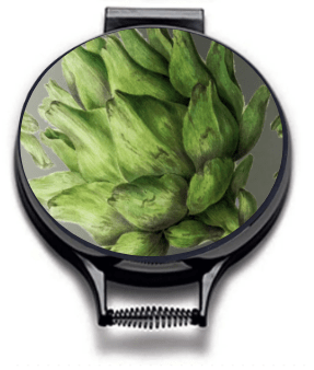 Artichoke Circular Hob Covers - Mustard and Gray Ltd