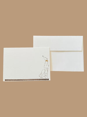 Borzoi Notecard Set with Laid Envelopes