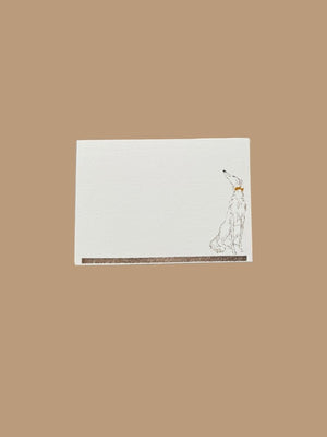 Borzoi Notecard Set with Laid Envelopes