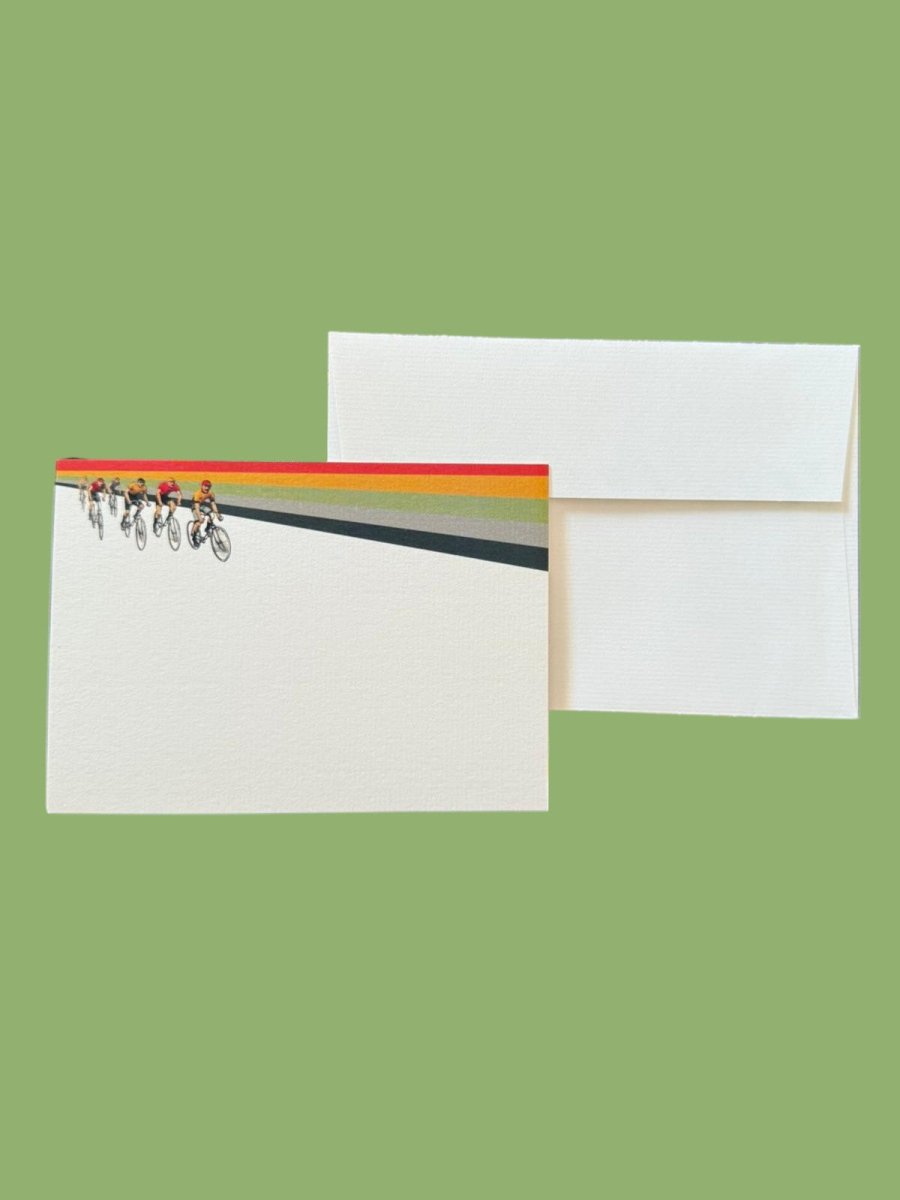 Cameron Cycling with Laid Envelopes