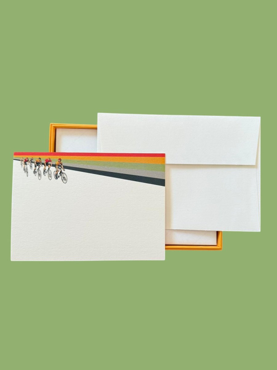 Cameron Cycling with Laid Envelopes