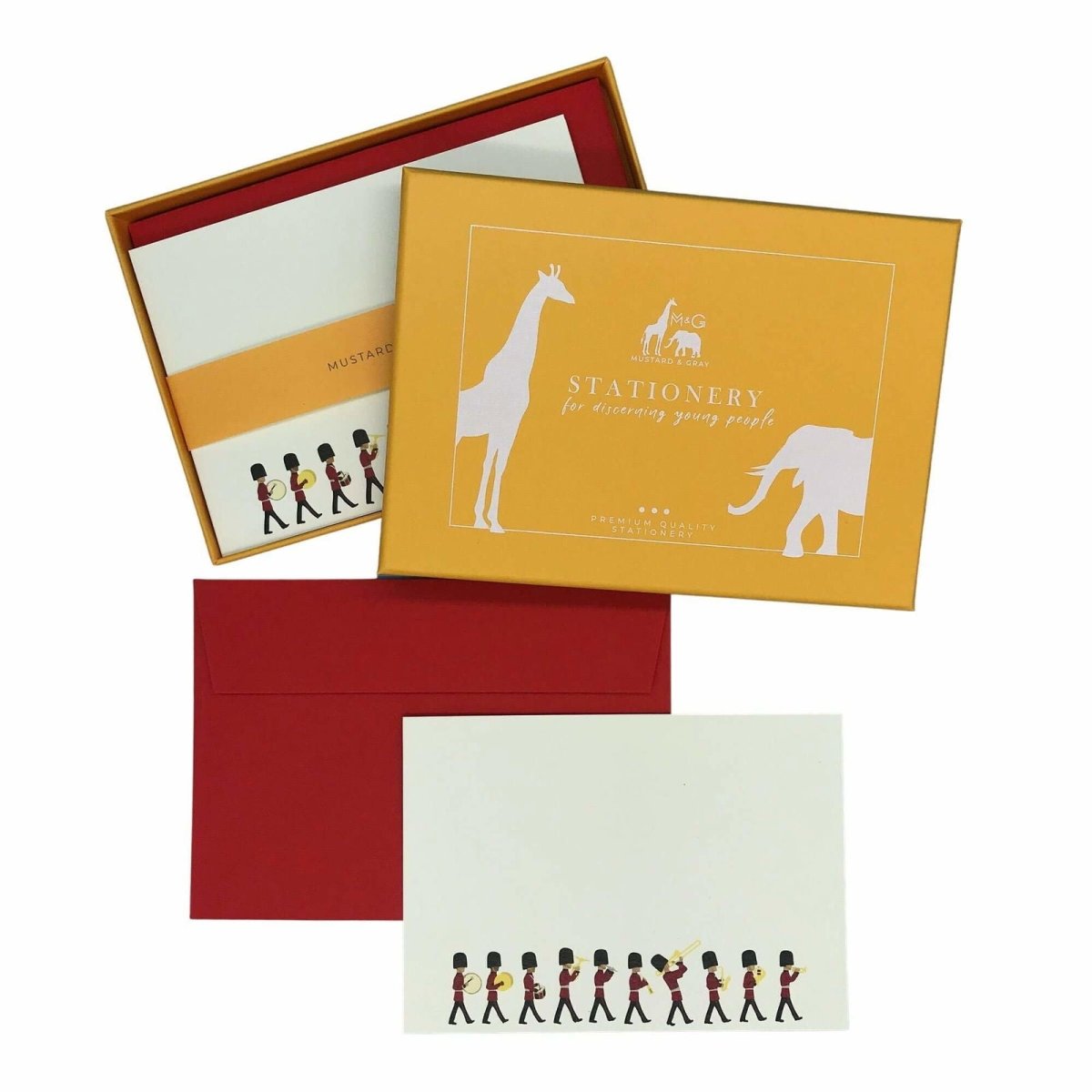 Changing of the Guard Notecard Set - Mustard and Gray Ltd