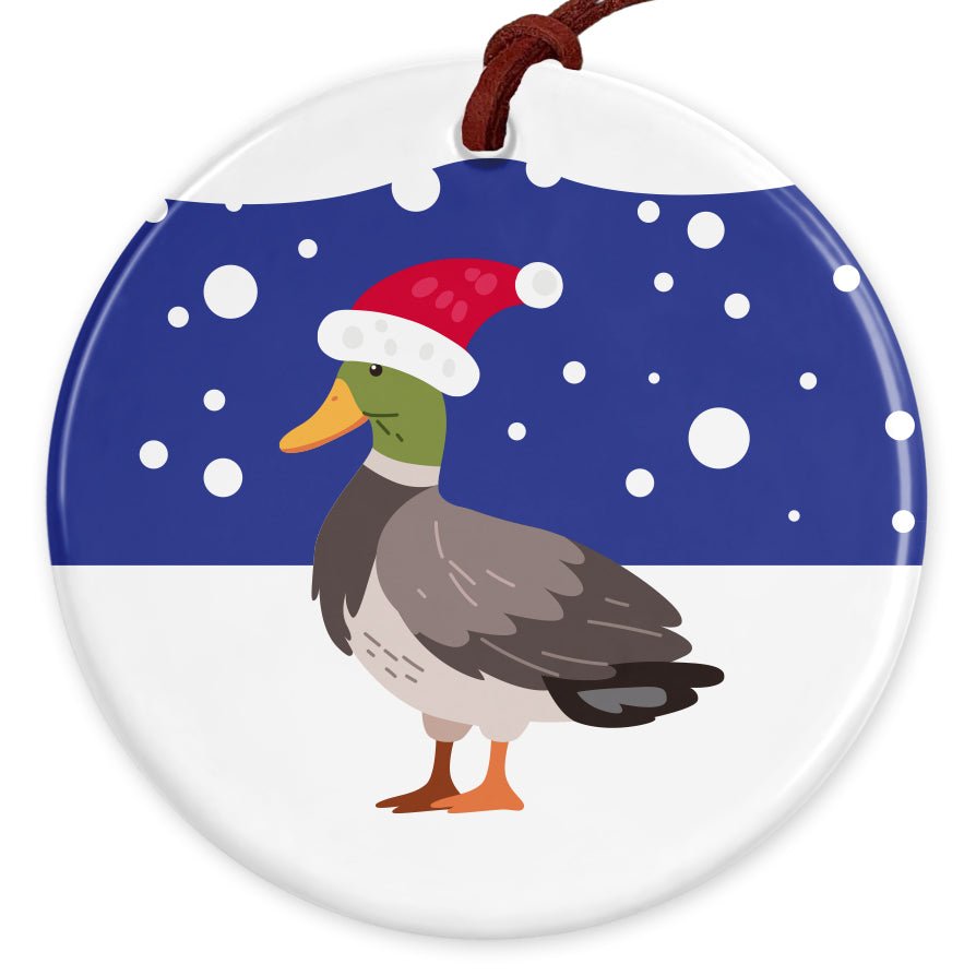 Christmas in Shropshire | Hand - printed Tree Decoration