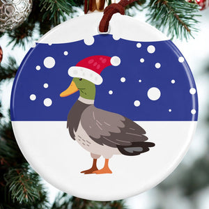 Christmas in Shropshire | Hand - printed Tree Decoration