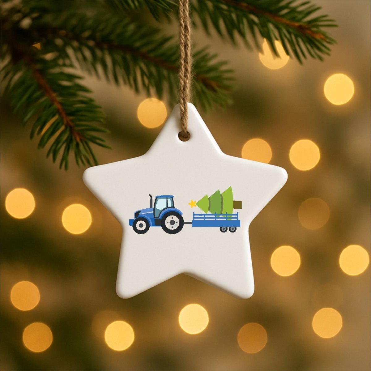 Christmas Wheels Decorations (Tractors)