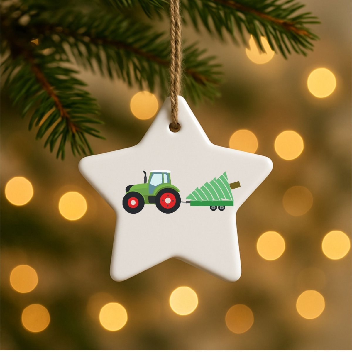 Christmas Wheels Decorations (Tractors)