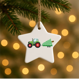 Christmas Wheels Decorations (Tractors)