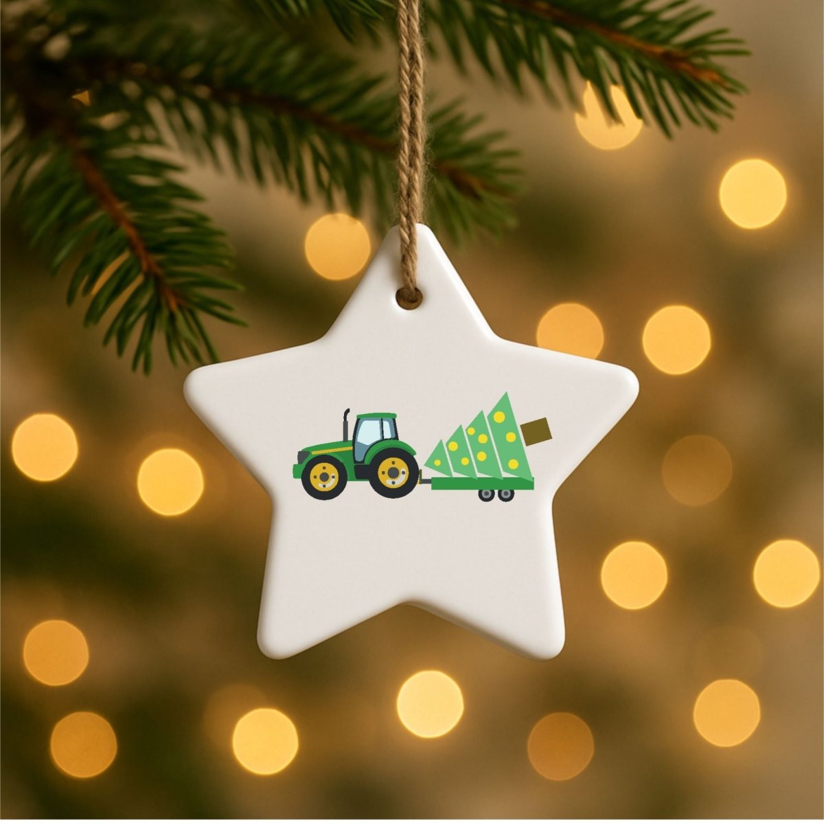 Christmas Wheels Decorations (Tractors)