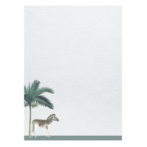 Darwin Zebra Letter Paper - Laid A5 Writing Paper - Mustard and Gray Ltd