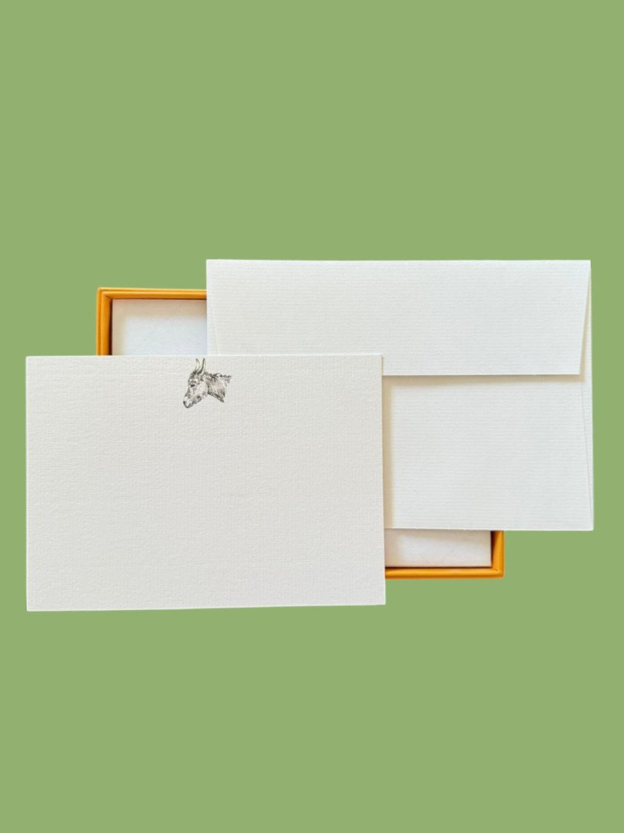 Donkey Notecard Set with Laid Envelopes