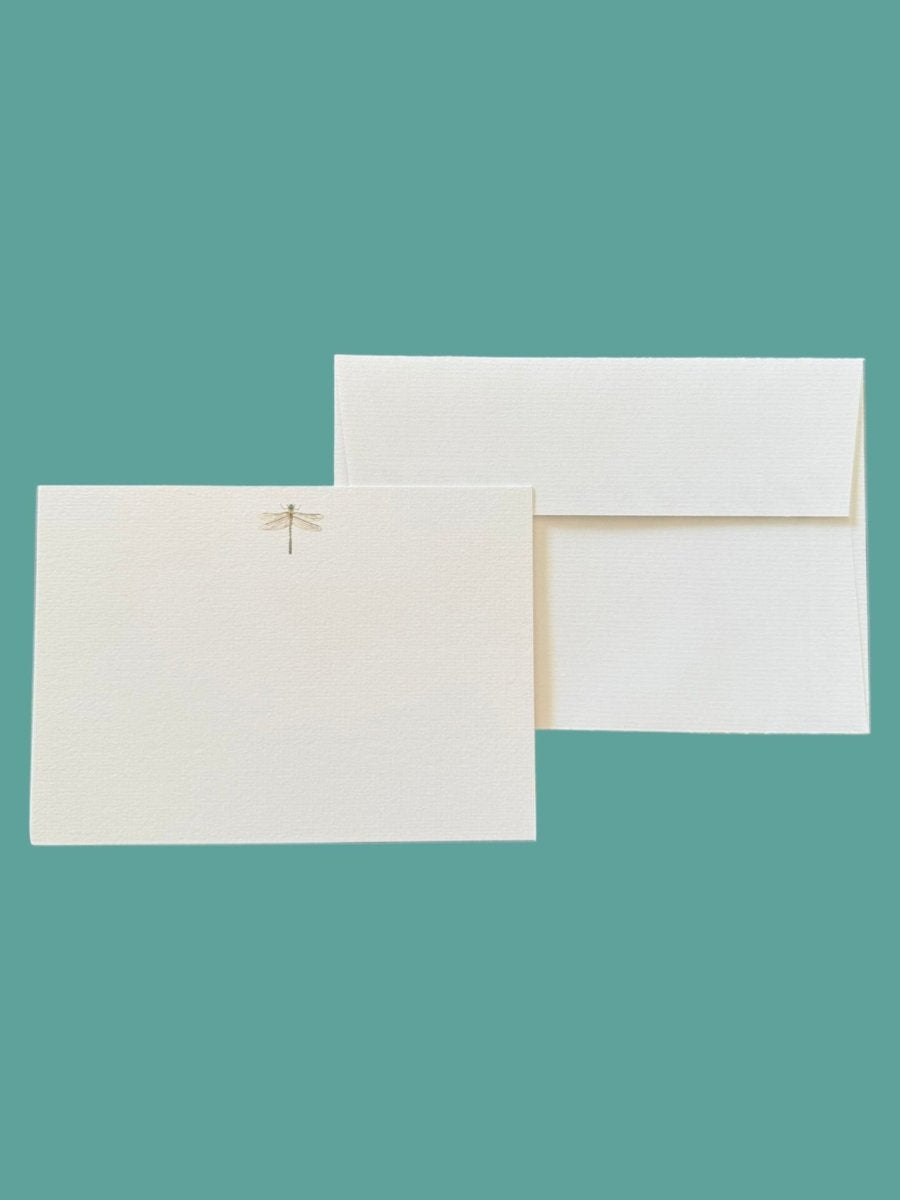 Dragon Fly Notecard Set with Laid Envelopes