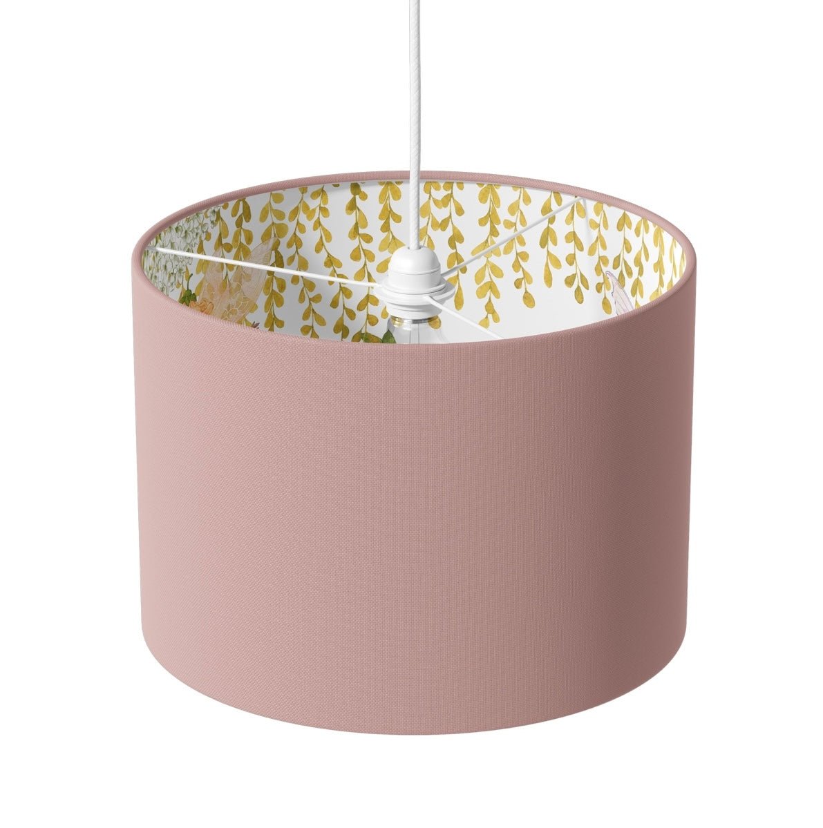 Dusky Pink & Fairy Lamp Shade - Mustard and Gray Ltd