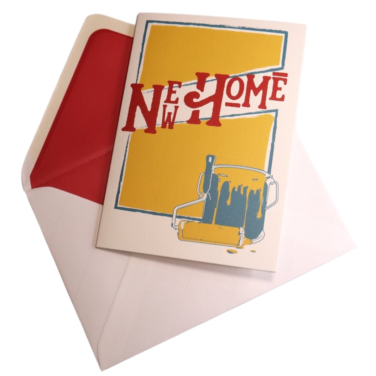 a greeting card with a picture of a bus