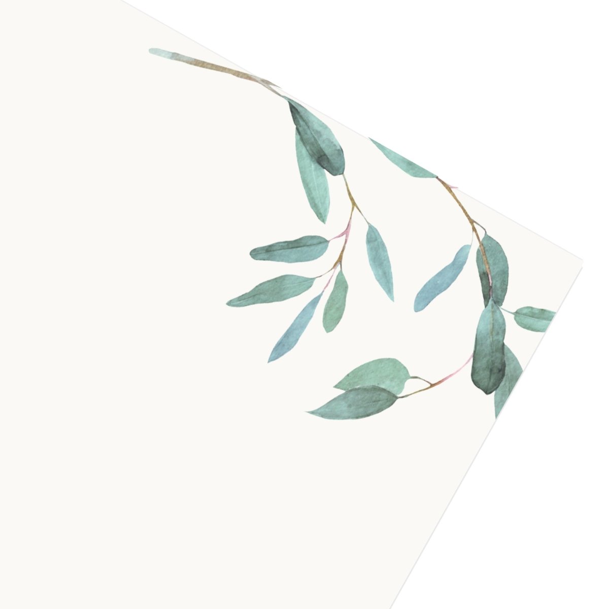 Eucalyptus Letter Paper - Wove A5 Writing Paper - Mustard and Gray Ltd