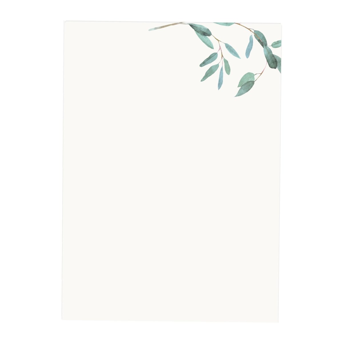 Eucalyptus Letter Paper - Wove A5 Writing Paper - Mustard and Gray Ltd