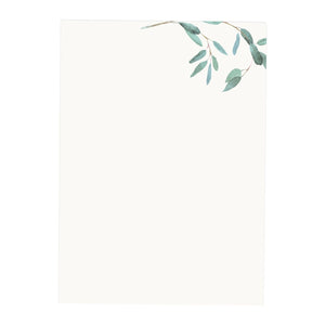 Eucalyptus Letter Paper - Wove A5 Writing Paper - Mustard and Gray Ltd