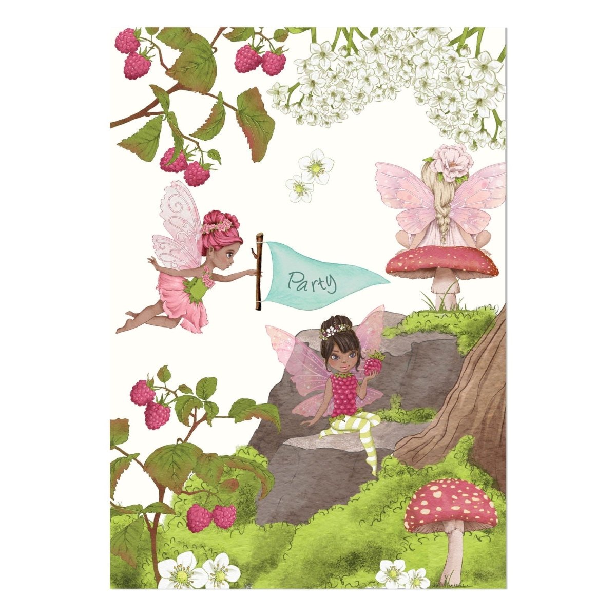 Fairy Birthday Party Invitations - Mustard and Gray Ltd
