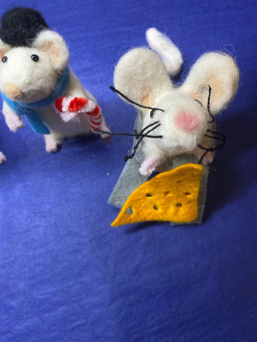 Felted Mice Wednesday 3rd December