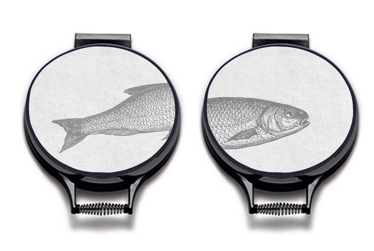 Fish Circular Hob Covers - Mustard and Gray Ltd