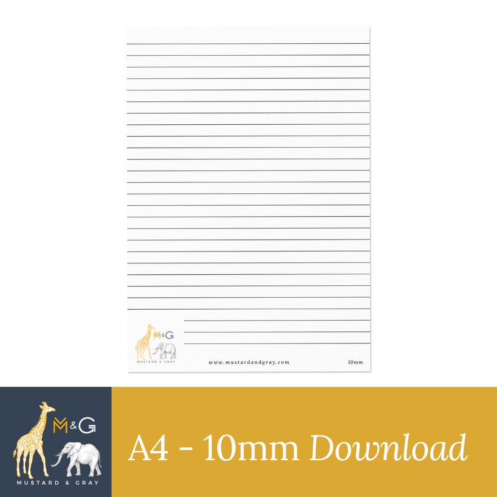 Line Guide Board FREE Printable Line Guides - Mustard and Gray Ltd