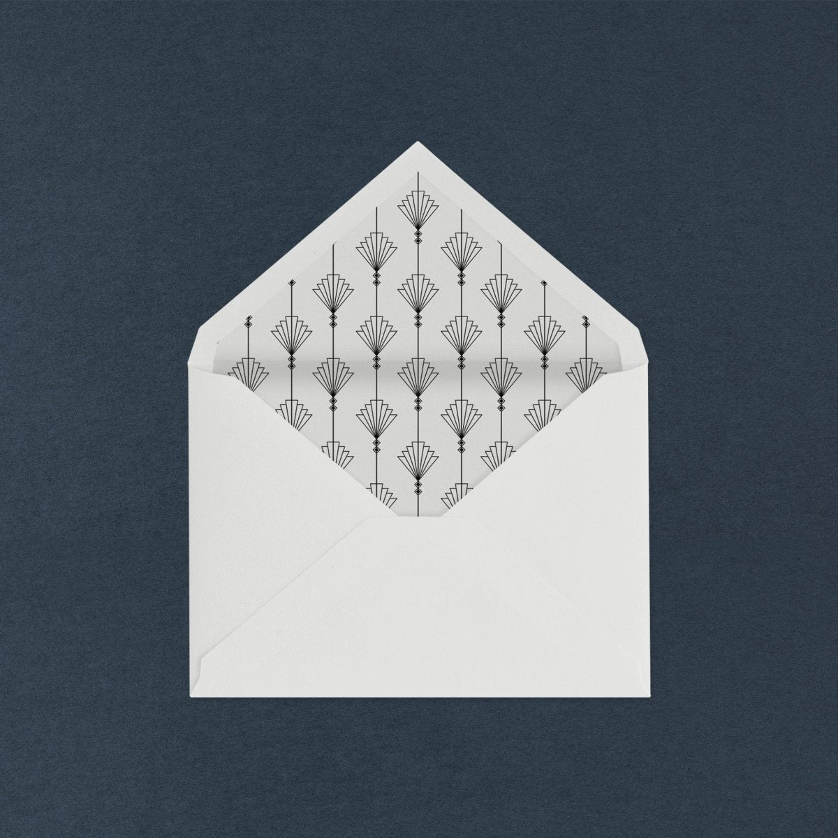 Gatsby Wedding Envelope Liners