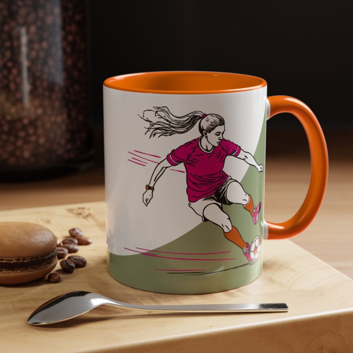 Girls Football WoSo Mug