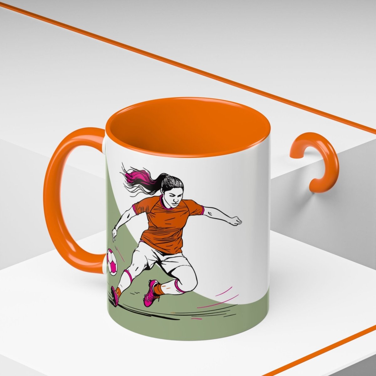 Girls Football WoSo Mug