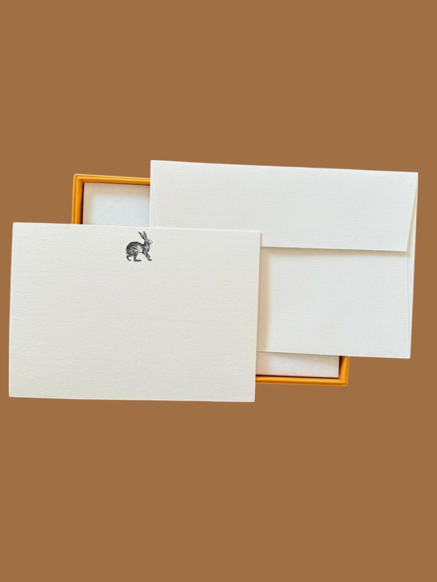 Hare Notecard Set with Lined Envelopes