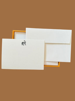 Hare Notecard Set with Lined Envelopes