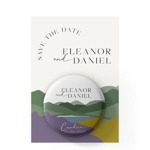 Hills Heather and Gorse Save the Date Magnets