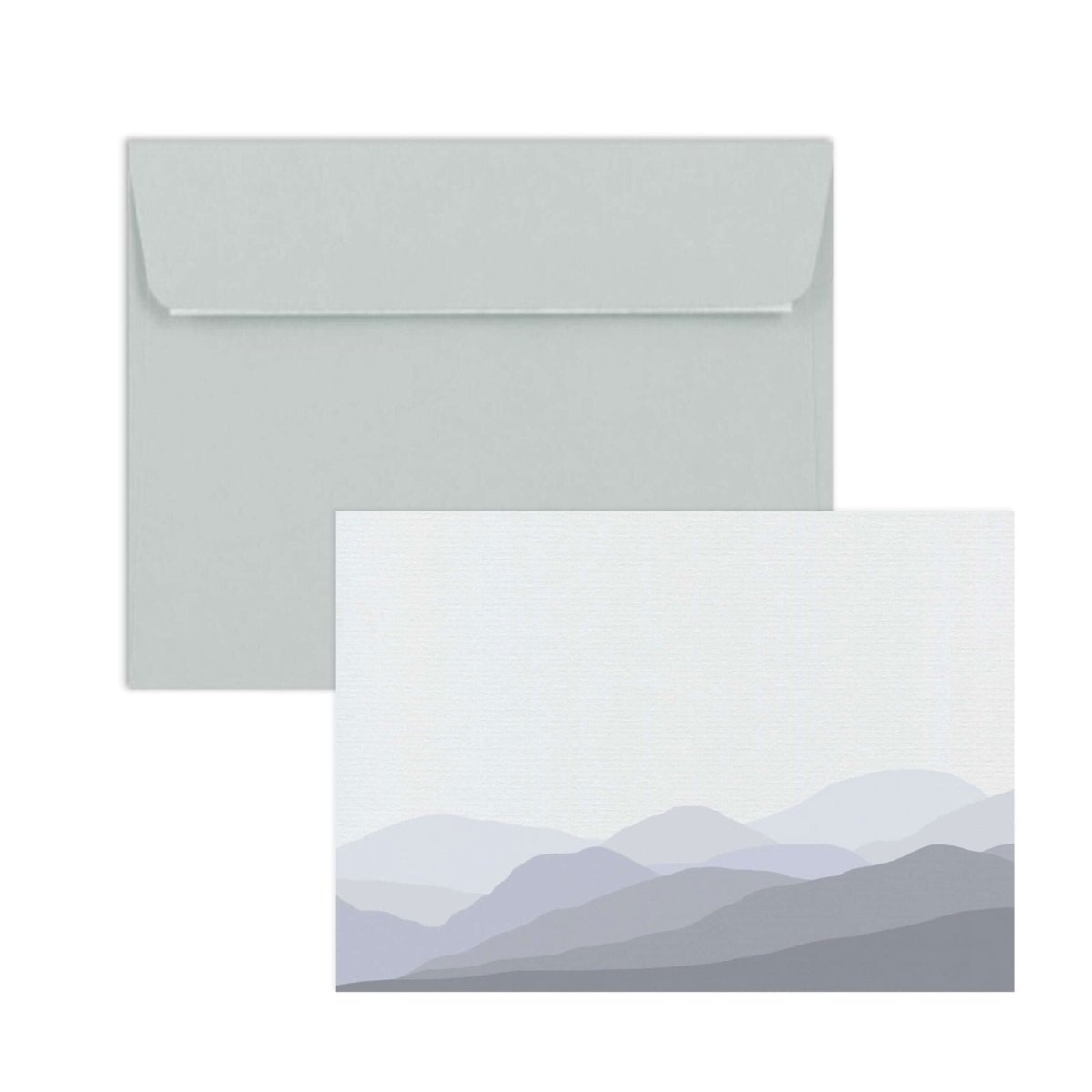 Hills Notecards - Mustard and Gray Ltd