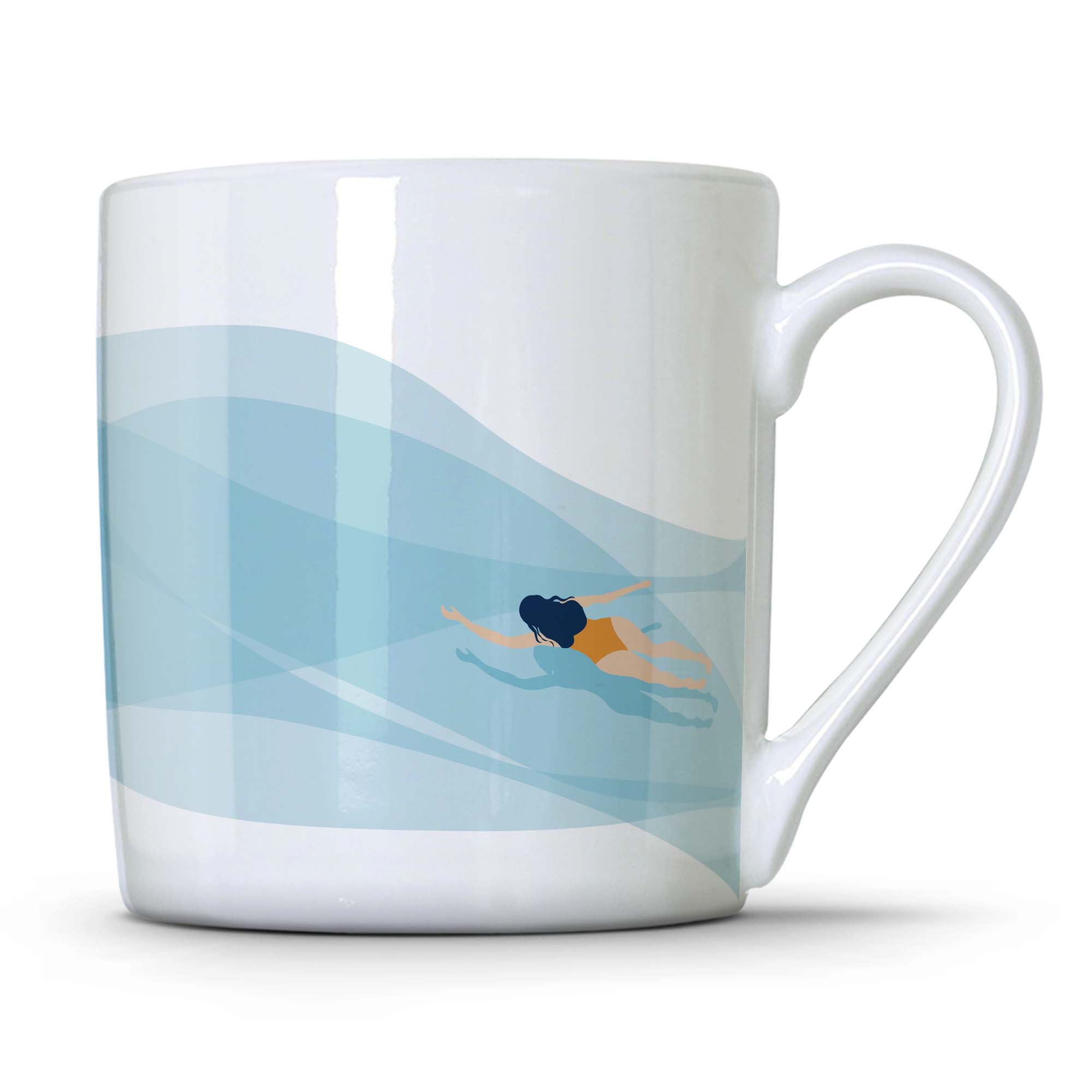 Swimming in the deep mug