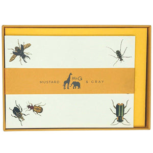 Insects Notecards - Mustard and Gray Ltd