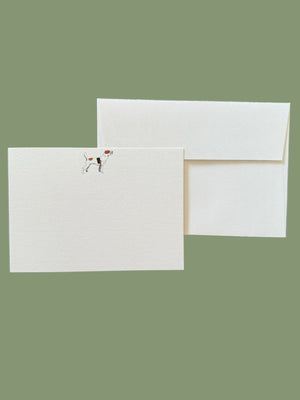 Jack Russel Notecard Set with Laid Envelopes
