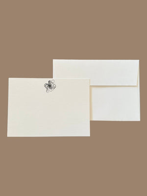 Kraken Notecard Set with Laid Envelopes